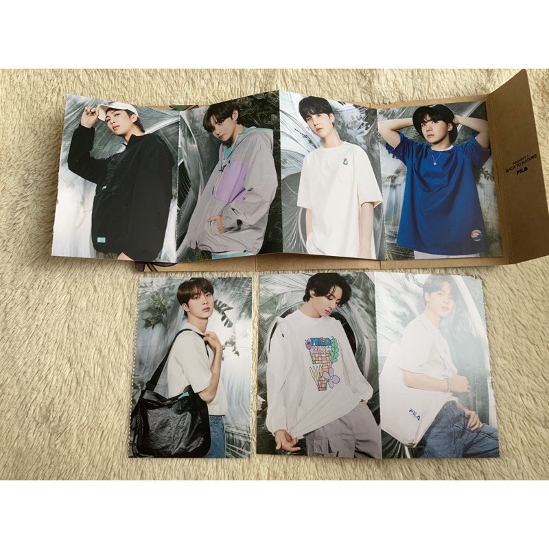 [READY STOCK] [SHARING] FILA X BTS PROJECT7 BACK TO NATURE POSTCARD