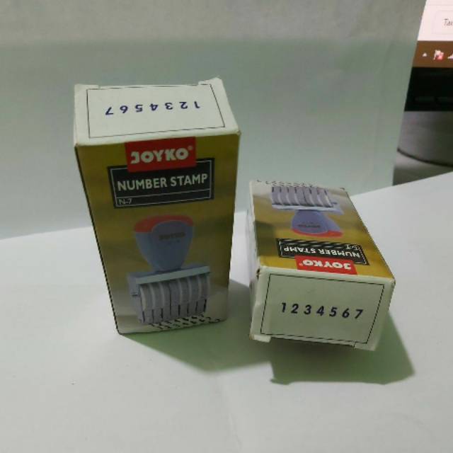 

Stempel nomor / tanggal