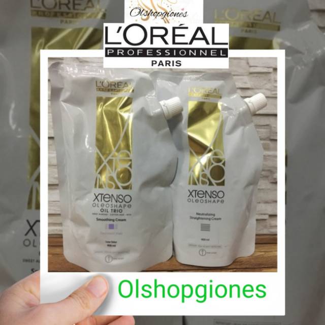 Loreal Smoothing Extenso  400ml pelurus rambut keratin