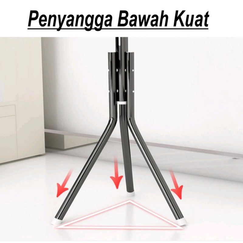 Stand Hanger Atau Gantungan Berdiri Rak Gantung Baju Pakaian