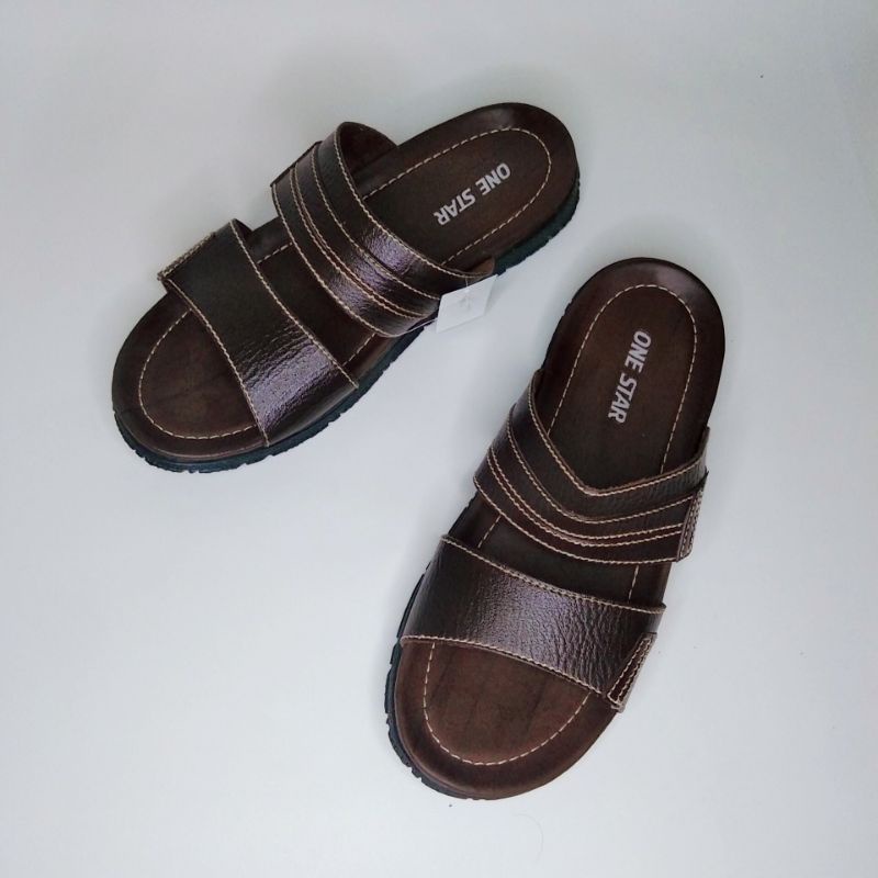 Sandal Pria Model Dua Ban Kuat Lentur (Roy 02)