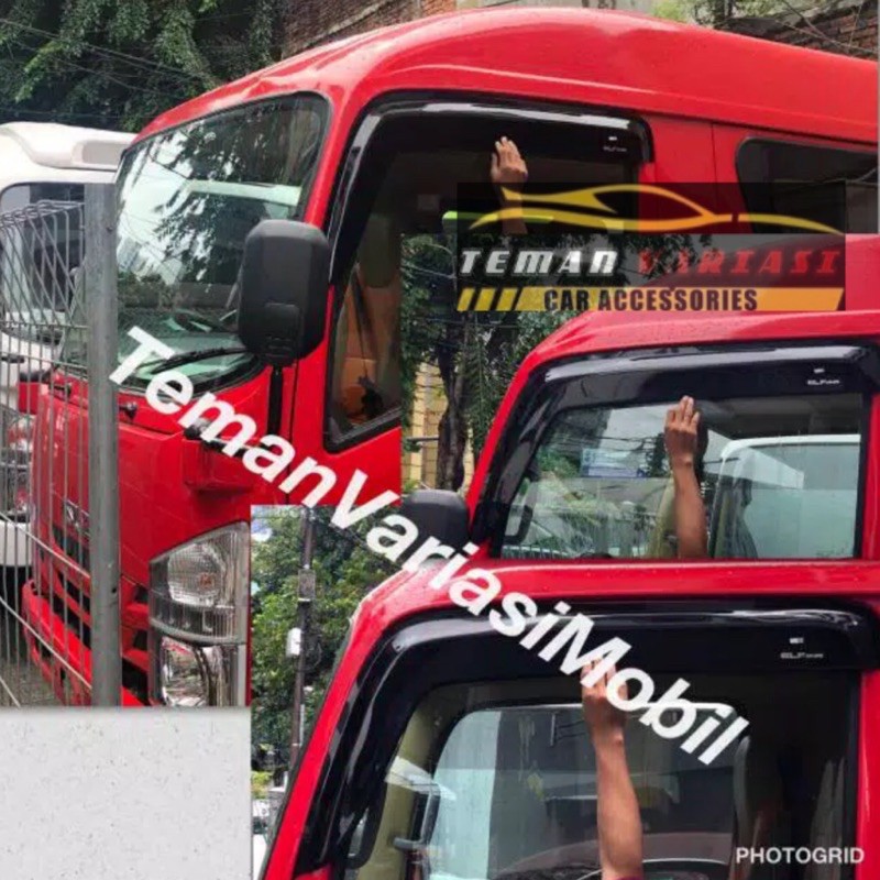 TALANG AIR TALANG HUJAN MOBIL ISUZU ELF NHR HITAM