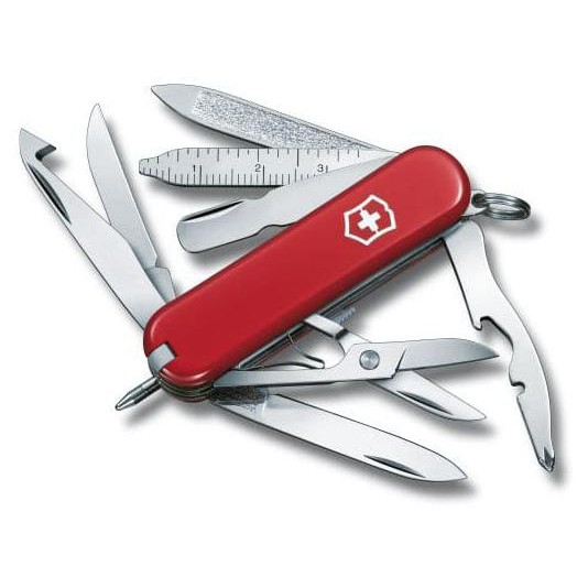 Pisau Lipat Victorinox Mini Champ 0.6385 Swiss Army Knife Original