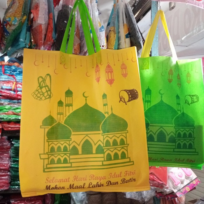 

✨ BISA COD ✨ tas/ goodie bag/kantong motif idul Fitri