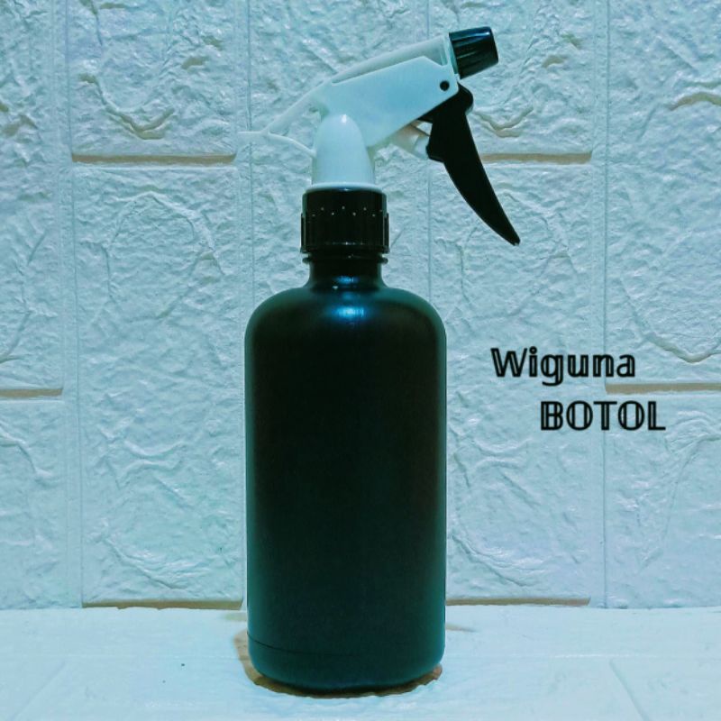 Botol Spray 500ml Hitam / Botol HDPE 500ml Tutup Spray Big Trigger