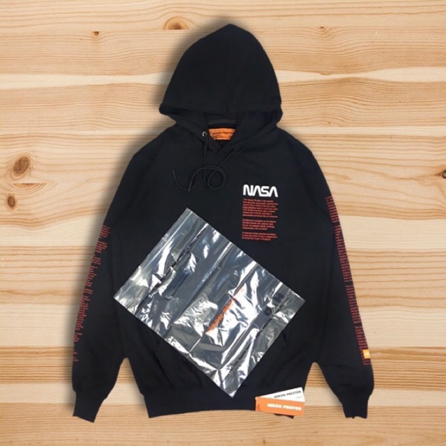 Hoodie Heron Preston x Nasa Fact Black