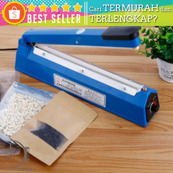 Cikuso Sealer Elektrik Plastik Pembungkus Makanan Heat Sealing Bag 400W - SF-300 - Blue