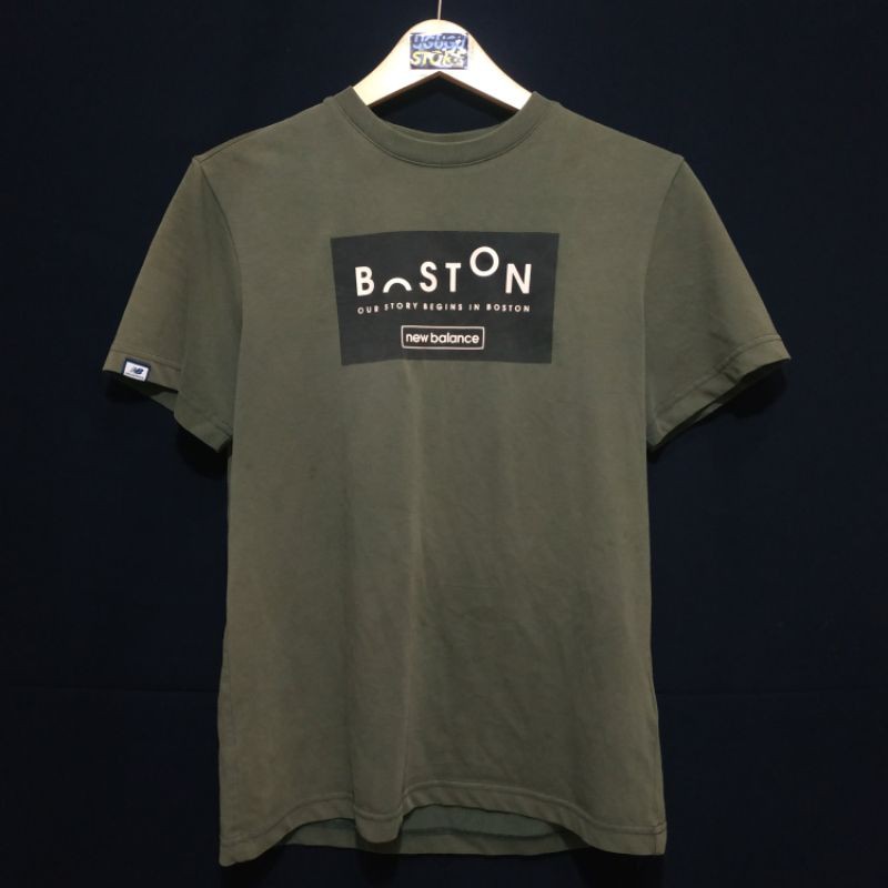 Kaos New Balance Hijau Army