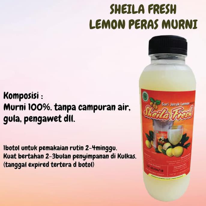 

** Sheila Fresh Sari Lemon Murni Harga Murah