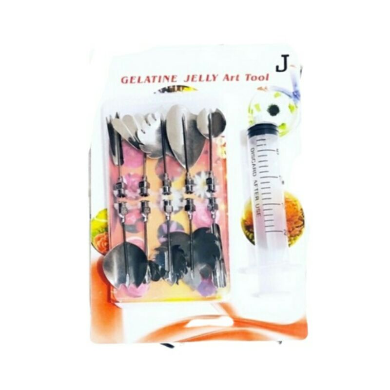 Gelatine jelly art tool J puding art decor 3D import puding hias
