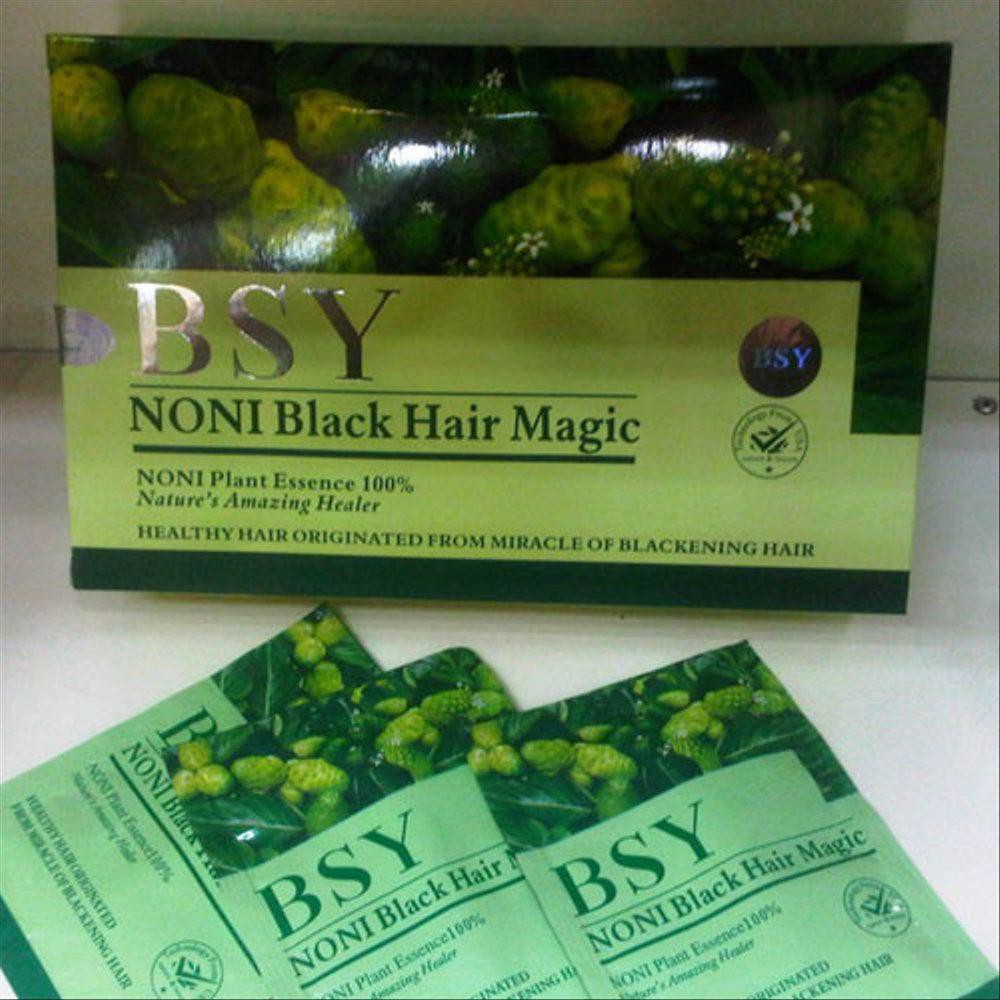 Shampo NONI BSY Black Hair Magic ASLI Original 100%