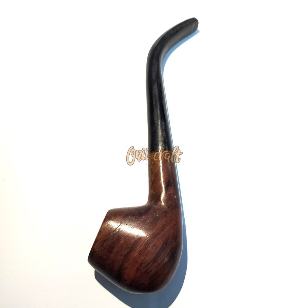 Pipa cangklong kecil tanduk dan kayu sonokeling asli