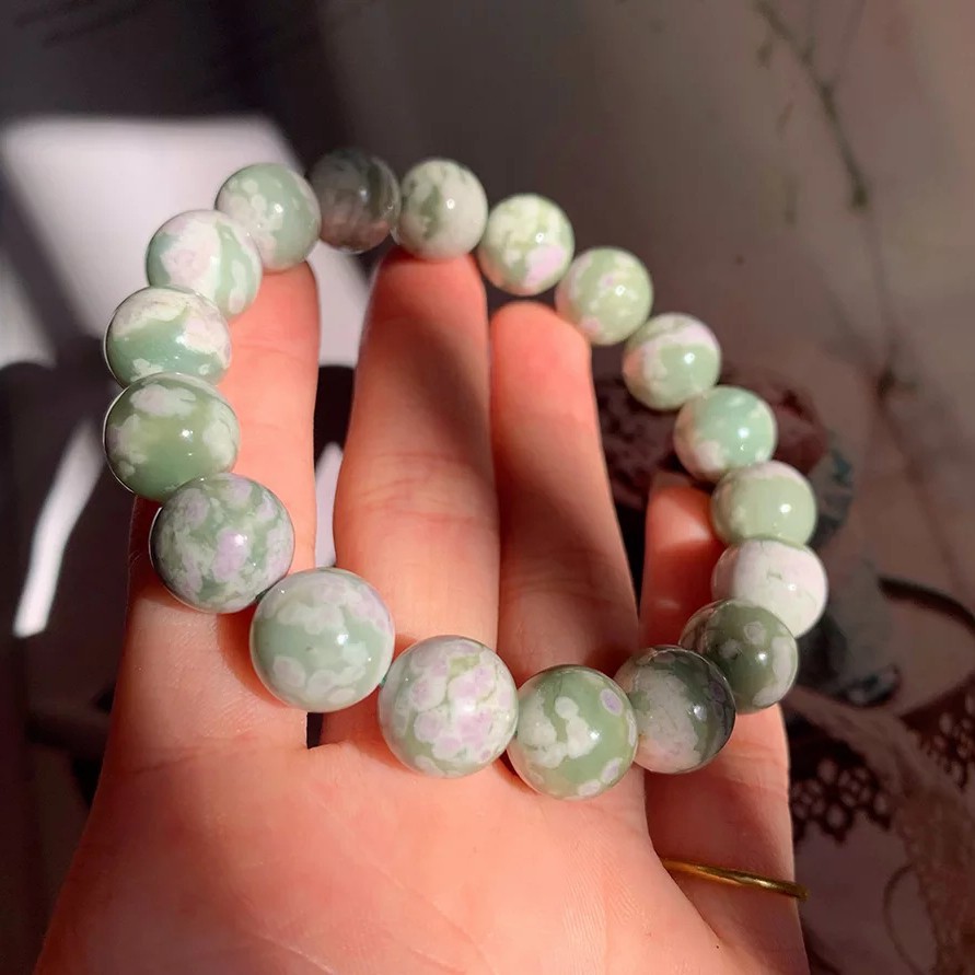 Hetian Jade Gelang Giok Pesona Yoga Stone