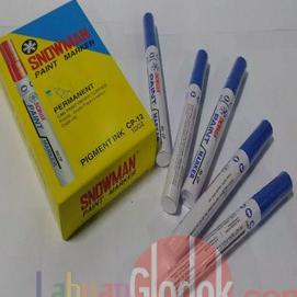 

SPIDOL PERMANENT PAINT MARKER SNOWMAN BIRU Isi 12 PCS