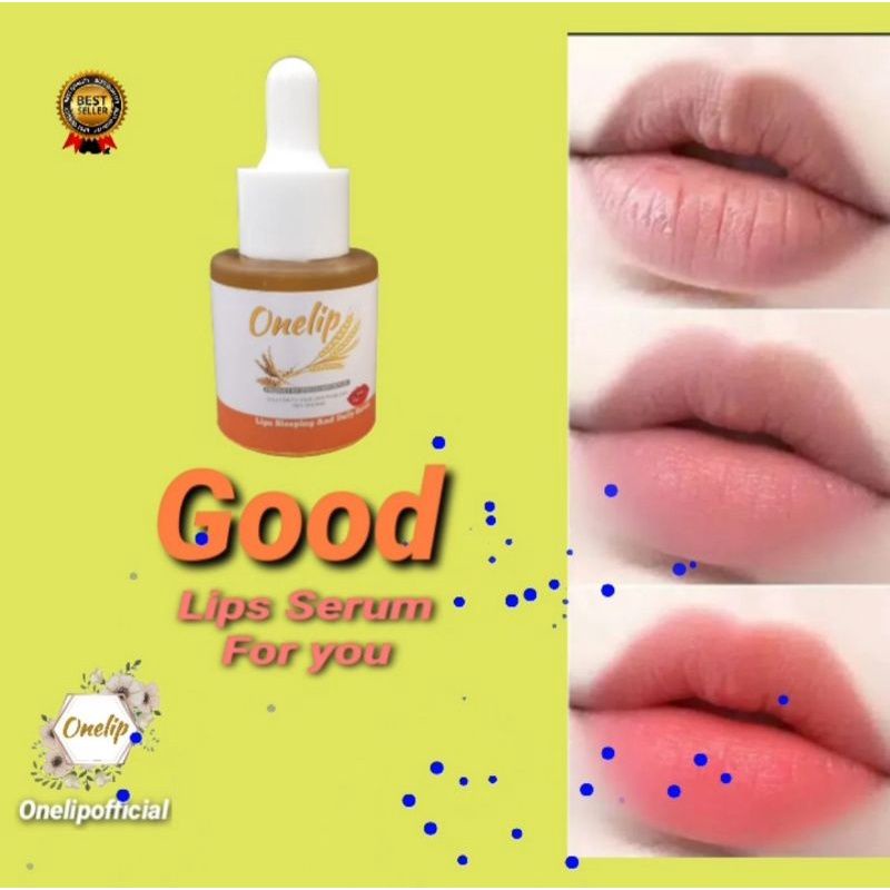 Onelip Serum Pemerah Bibir Alami Permanen || merah lembut lembab