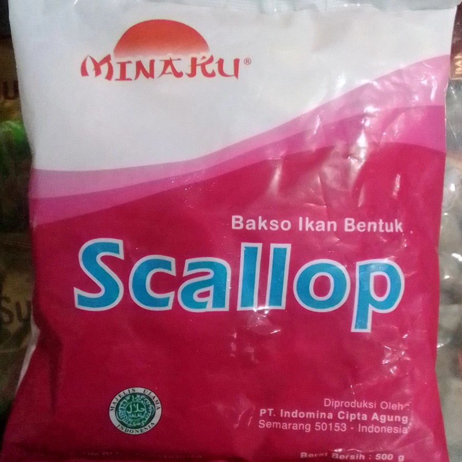 

Minaku Scallop bakso ikan 500 gr