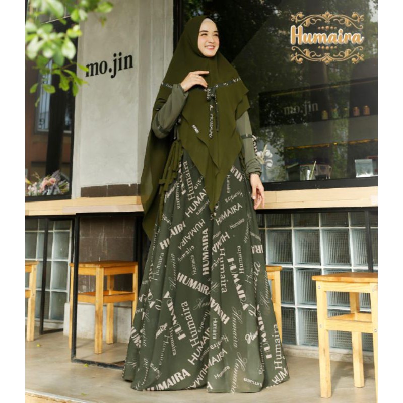 gamis set yuana syari brand humaira