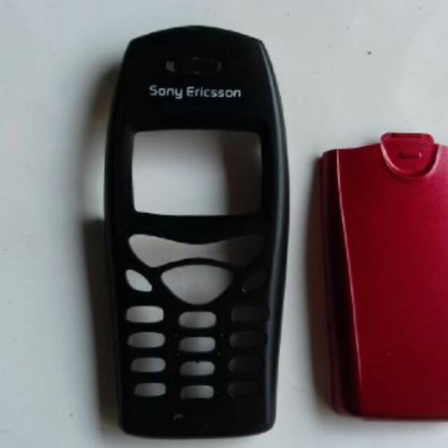 Casing sony ericsson t200 hitam tanpa keypad dan tulang