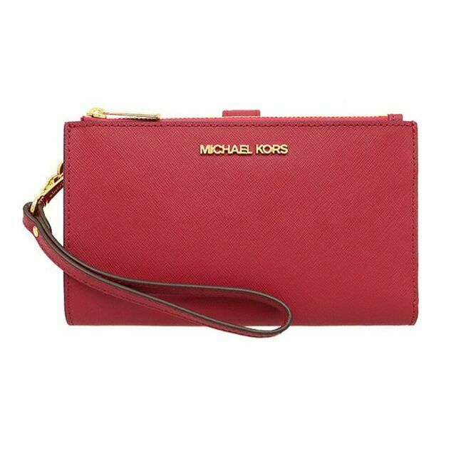 Dompet Wanita Branded Michael Kors MK Jet Set Travel Double Zip Wristlet - 100% Original - Hopestead