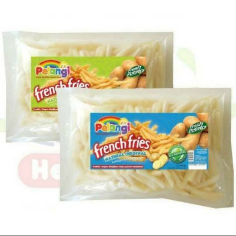 

French Fries Original Pelangi / Kentang Goreng Tanpa MSG dan Pengawet Buatan