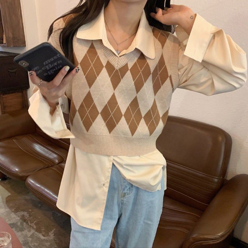 M FESYEN | CUKI KOREAN VEST | OUTER WANITA | VEST RAJUT WANITA | ROMPI WANITA | ROMPI RAJUT WANITA K