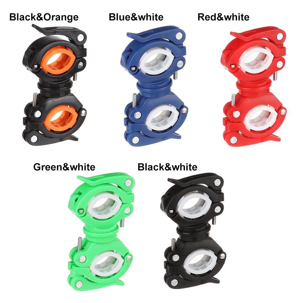 Populer Tempat Lampu Sepeda Klip Bersepeda Klip Lampu Depan Clip 360r Swivel Torch Bracket