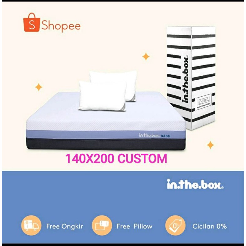 Kasur Springbed Orthopedic INTHEBOX DASH 140x200