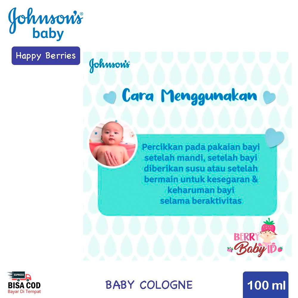 Johnson's Baby Cologne Parfum Bayi Anak Minyak Wangi 100ml Johnson's Berry Mart