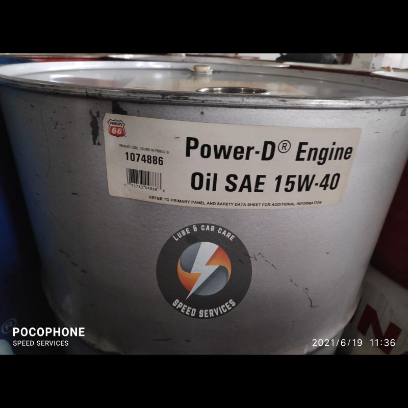 Conocco Power-D Engine Oil 15W-40 API CI-4/SL Repacked dari drum