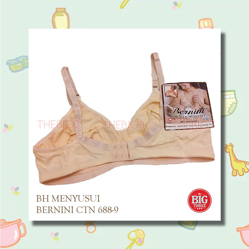 BERNINI BRA/BH Menyusui - Pakaian Dalam Wanita Tanpa Kawat Busa Tipis Breast Holder Ibu Anak Susu