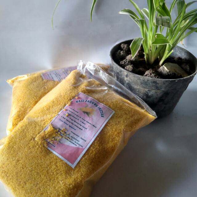 

Nasi jagung instan - ampok - makanan tradisional - makanan pokok diet - makanan diabetes