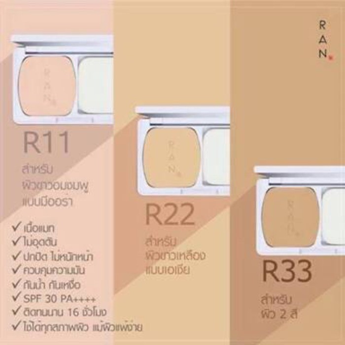 [ORI 100%] Ran compact powder non box /Bedak Ran original thailand
