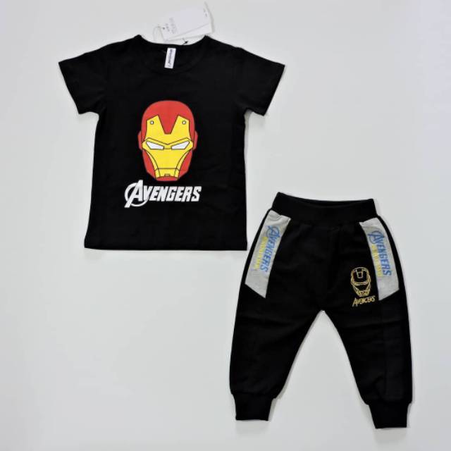 KA5 - SETELAN ANAK IMPORT SET AVENGERS (IMPORT)