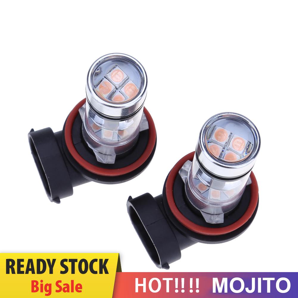 2pcs Lampu Kabut Led 100w H8 / H11 20smd 100w Untuk Mobil