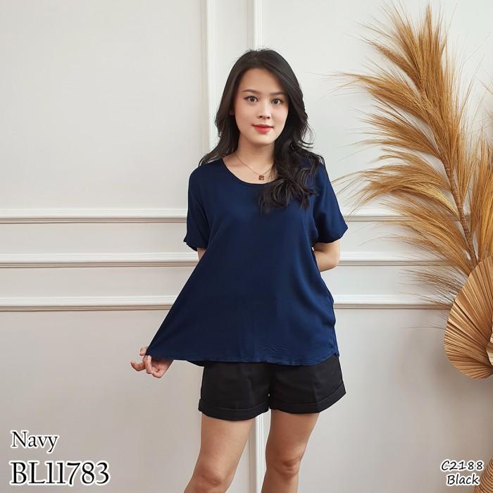 Big Sale Kaos Polos Wanita Lengan Pendek Rayon Bl11783 Limited