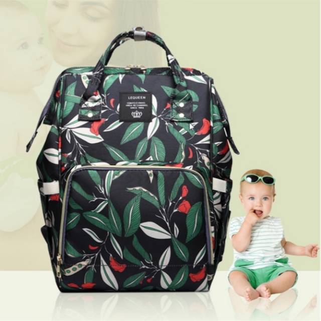 LEQUEEN Baby bag diapers Hitam