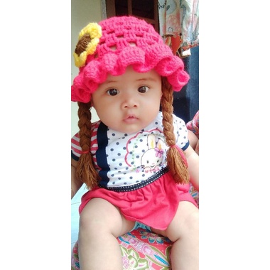 KEPANG WIG BABY / KEPANG BAYI / KEPANG BUNGA / KUPLUK BAYI / KUPLUK ANAK