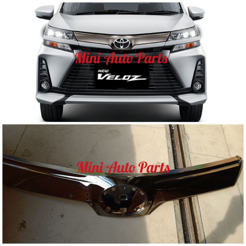 HOOD MOULDING / List Grill GRILLE Kap CAP Mesin AVANZA Veloz 2019-2020 Original