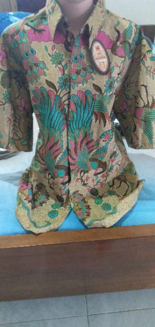 Maura Couple - Sania Ruffle Batik Couple Ori Ndoro Jowi Garansi Termurah Shopee - Batik Modern Solo