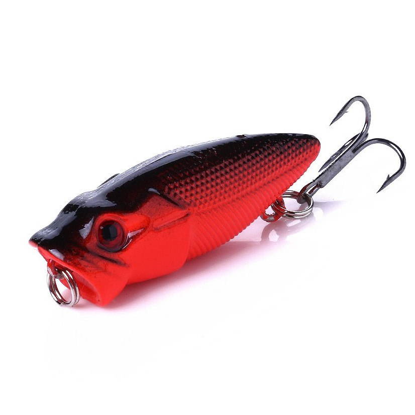 HENGJIA 6pcs Mini 3.5cm/3.g Popper Umpan Pancing Minnow Memancing Peralatan Swimbait Fishing Lure