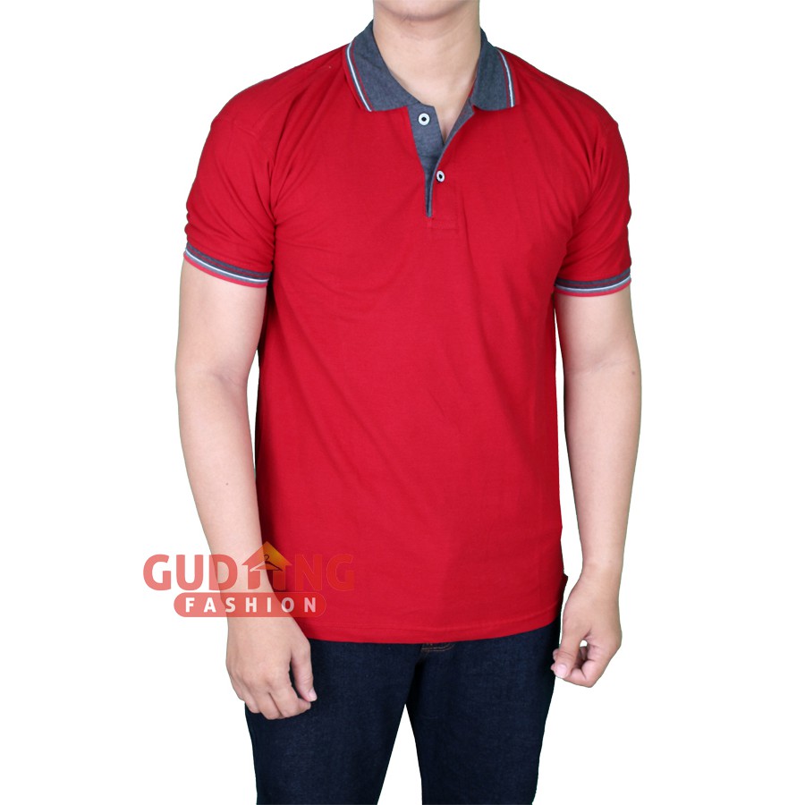 Kaos Polo Pria Lengan Pendek PLS 110