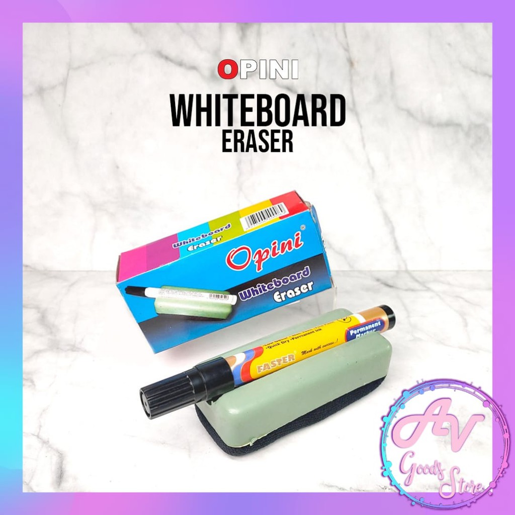 

PENGHAPUS PAPAN TULIS / PENGHAPUS WHITEBOARD OPINI KECIL