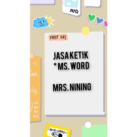 jasa ketik Ms. Word