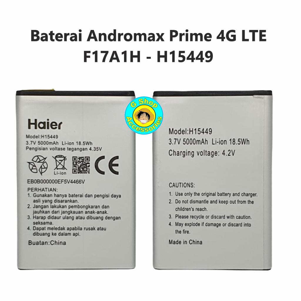Baterai Battery Original Smartfren Andromax Prime 4G LTE F17A1H H15449