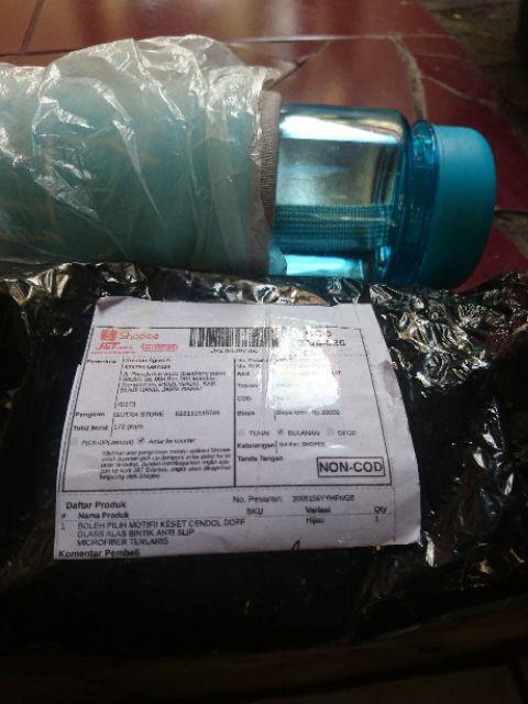 Boleh Pilih Motif!! Keset Cendol Doff Glass Alas Bintik Anti Slip Microfiber Terlaris