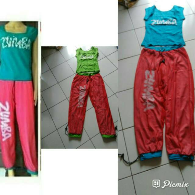 Baju senam /zumba/aerobik/yoga/ baju senam zumba keren