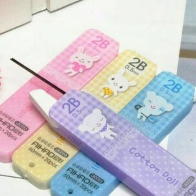 

Isi Pensil Mekanik Cotton Doll 0.5mm