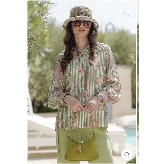 THE CHAIN LA BELLA SATIN SHIRT