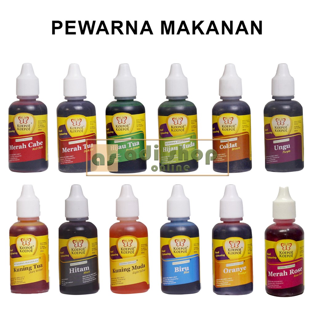 

PEWARNA MAKANAN KOEPOE KOEPOE 30ml