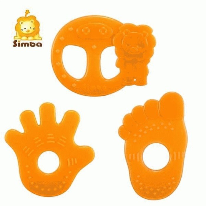 Simba Silicone Teether Orange Scent